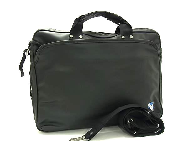 1円 ■美品■ LUGGAGE LABEL ラゲッジレーベル PVC クロスボディ ショルダーバッグ 斜め掛け メンズ ブラック系 FV3323拍卖