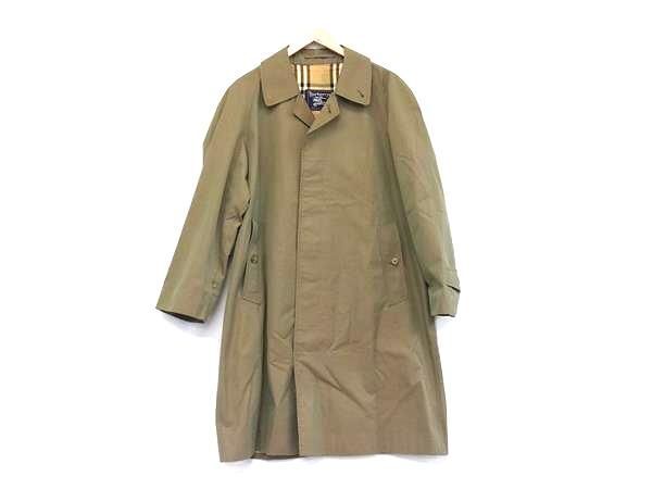 1円 Burberrys バーバリーズ コットン100% トレンチコート アウター 上着 洋服 レディース メンズ カーキ系 FS3213拍卖