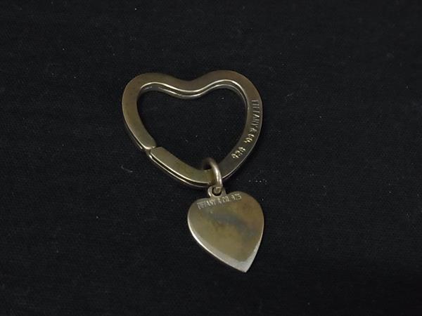 1円 TIFFANY&Co ティファニー SV925 ハートモチーフ キーホルダー バッグチャーム キーチャーム レディース シルバー系 BQ0784拍卖