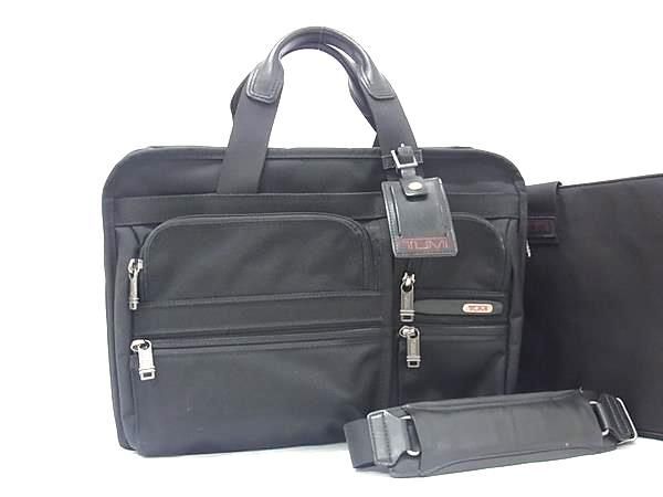 1円 ■美品■ TUMI トゥミ 263141D4 ナイロンキャンバス 2WAY ハンドバッグ ショルダー ビジネスバッグ ブリーフケース ブラック系 FV3398拍卖