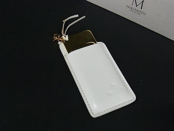 ■美品■ MIKIMOTO ミキモト 本真珠 アコヤ真珠 パール 約4mm 手鏡 コンパクトミラー ゴールド系 DK4165拍卖