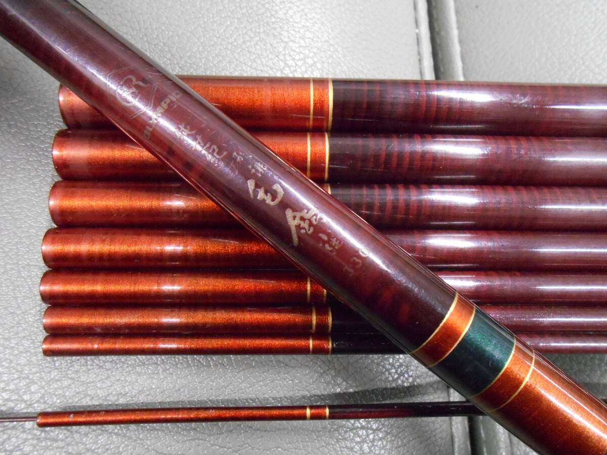 オリムピック名竿 テンカラ竿 純世紀別誂毛鉤小継330 中古のお品です。ヤマメ、アマゴ、岩魚、虹鱒に最適。拍卖