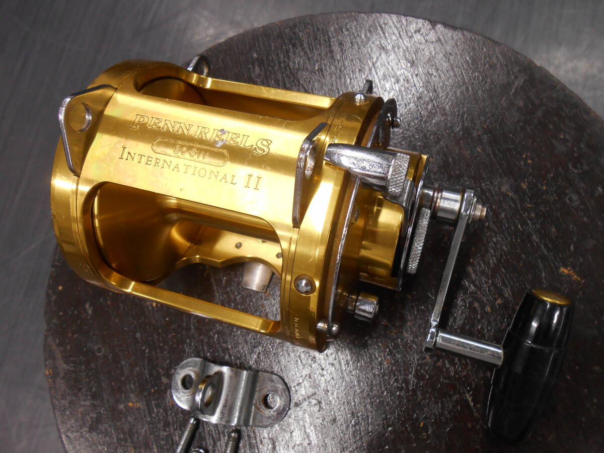 ペンリールジャパン名機 トローリングリール インターナショナルⅡ 80SW 中古のお品です。カジキ、マグロ、クエ、ガーラ。拍卖