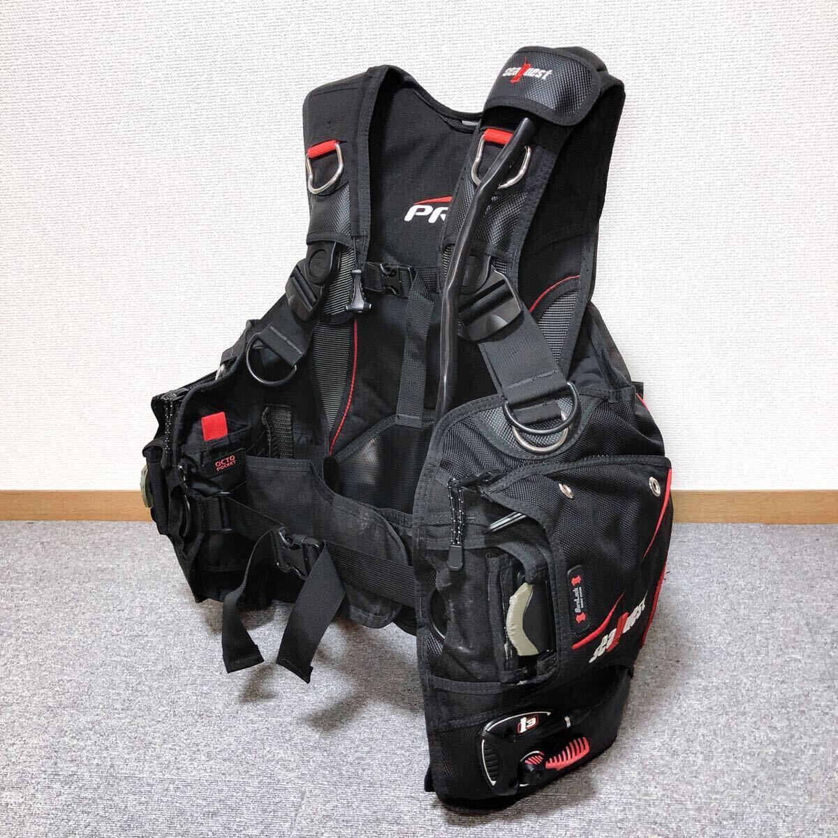 動作確認済 SCUBAPRO スキューバプロ Sea Quest シークエスト QD PRO i3 BCジャケット M/Lサイズ ダイビング 1003A-25拍卖