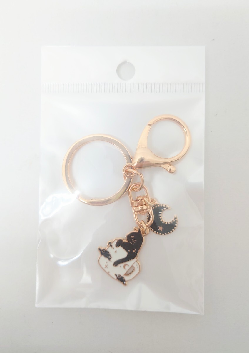 猫柄 猫雑貨 猫グッズ 黒猫 バッグチャーム キーホルダー キーチャーム ねこ キャット cat拍卖