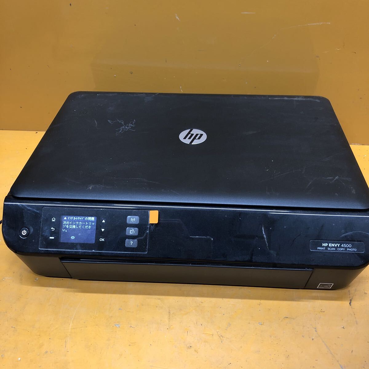 HP ENVY 4500 e-All-in-One プリンター インクジェット複合機 無線LAN対応 自動両面印刷 スマホ印刷対応 通電確認済 現状品拍卖