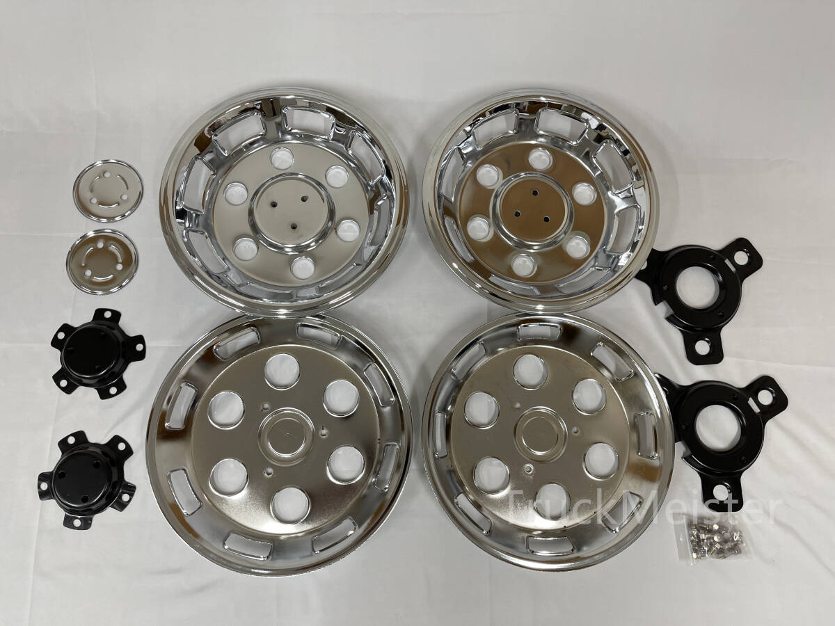 即納 超鏡面 DXホイールカバー ホイールライナー 日野 4tレンジャー用 17.5インチ 6穴 1台分拍卖