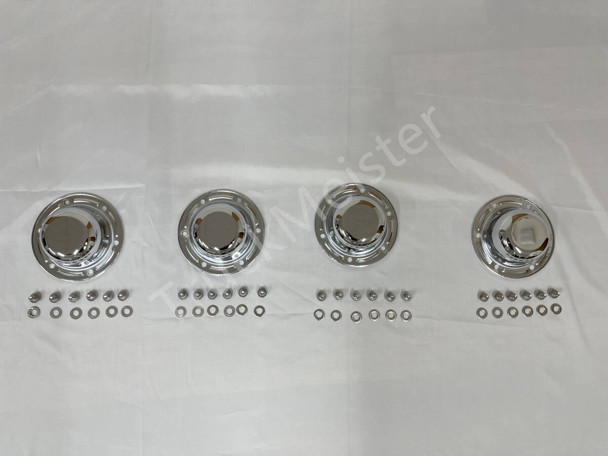 即納 いすゞ NEW/ファイブスターギガ メッキ フロント ハブキャップ 低床 4個セット デコトラ拍卖