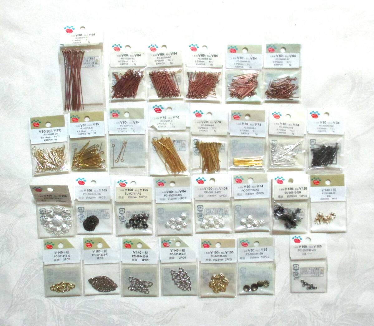 パーツクラブ ピン・座金色々まとめてセット★9ピン・Tピン拍卖