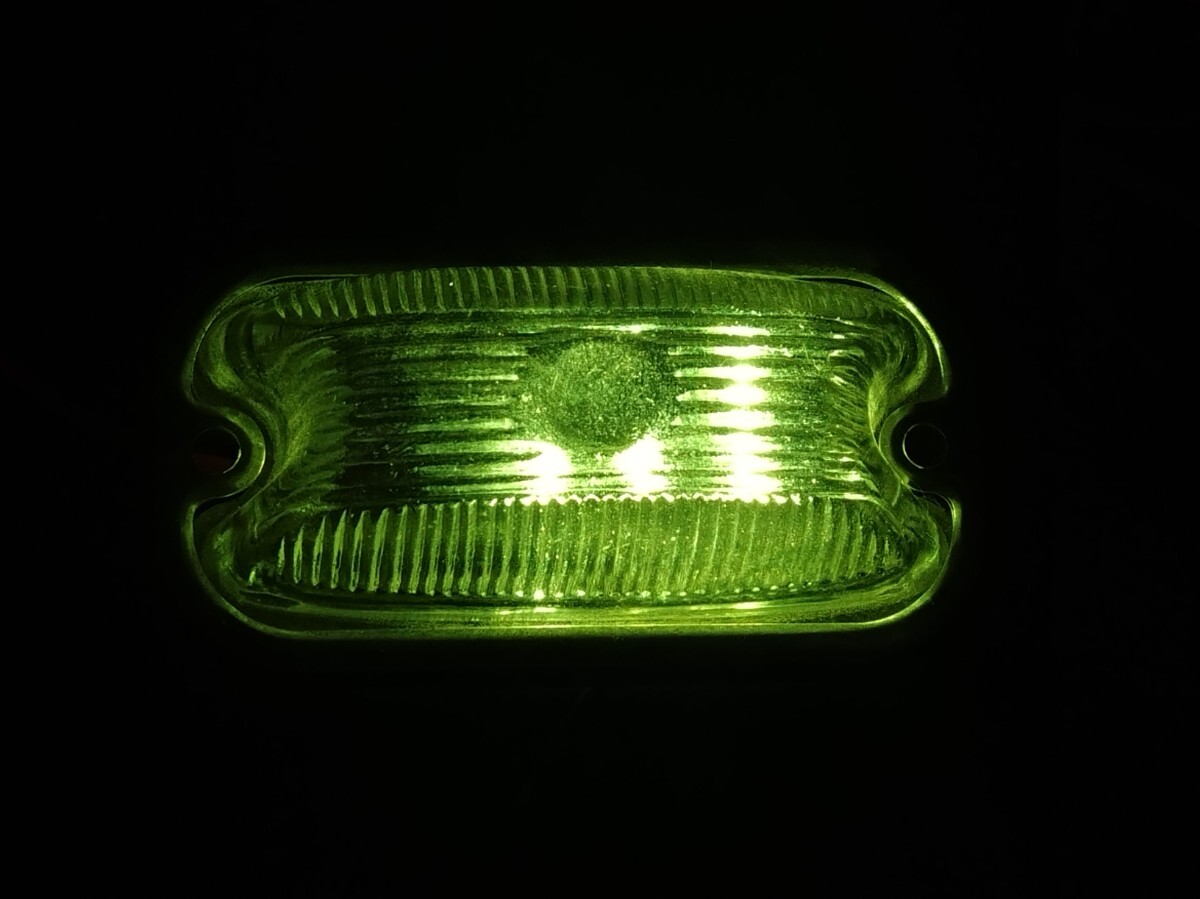 蛍光グリーン 24v 角マーカーマーカー デコトラ トラック LEDユニット拍卖