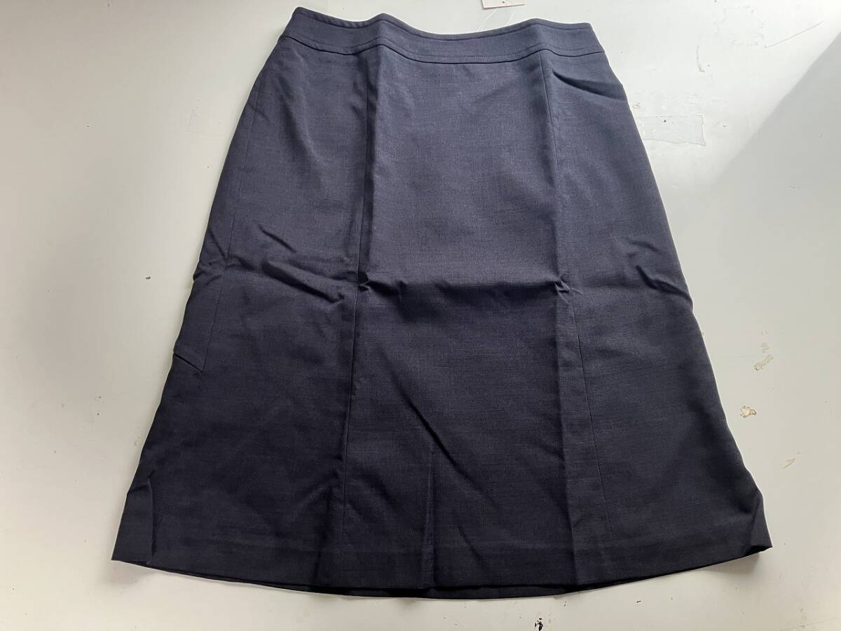 新品■大きいサイズ15号サイズ(3L)■定番タイトスカート■ネイビー拍卖