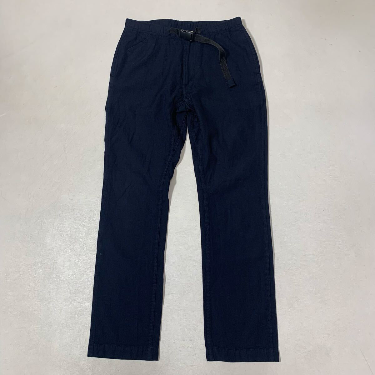 MARKAWARE マーカウェア ウール クライミングパンツ ネイビー メンズ 1 ベルト サイドポケット 日本製 51031B拍卖