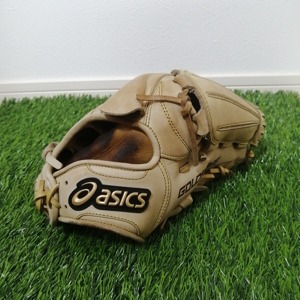 野球 一般軟式用 投手用 グローブ asics GOLDSTAGE アシックス ゴールドステージ拍卖