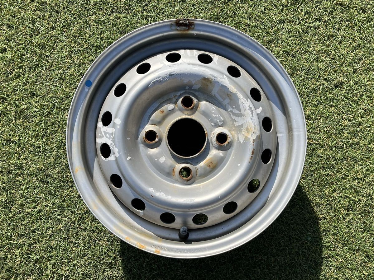 ハイゼットトラック,カーゴ スチールホイール 12x4J 4-100 +40 1本 【Z2-MR7-226】拍卖