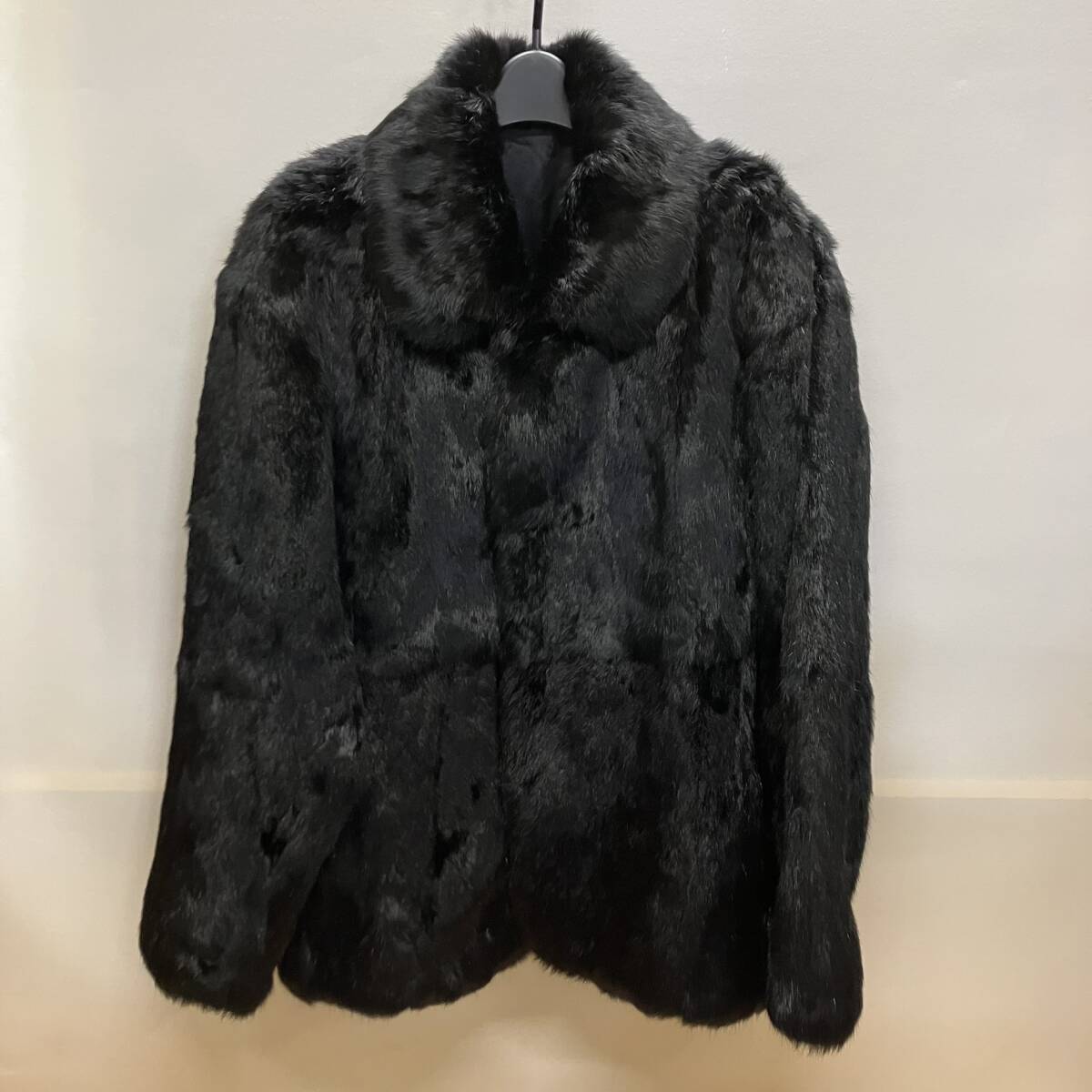 Balise-U ラビットファーコート(ブラック)フリーサイズ【現状販売】拍卖