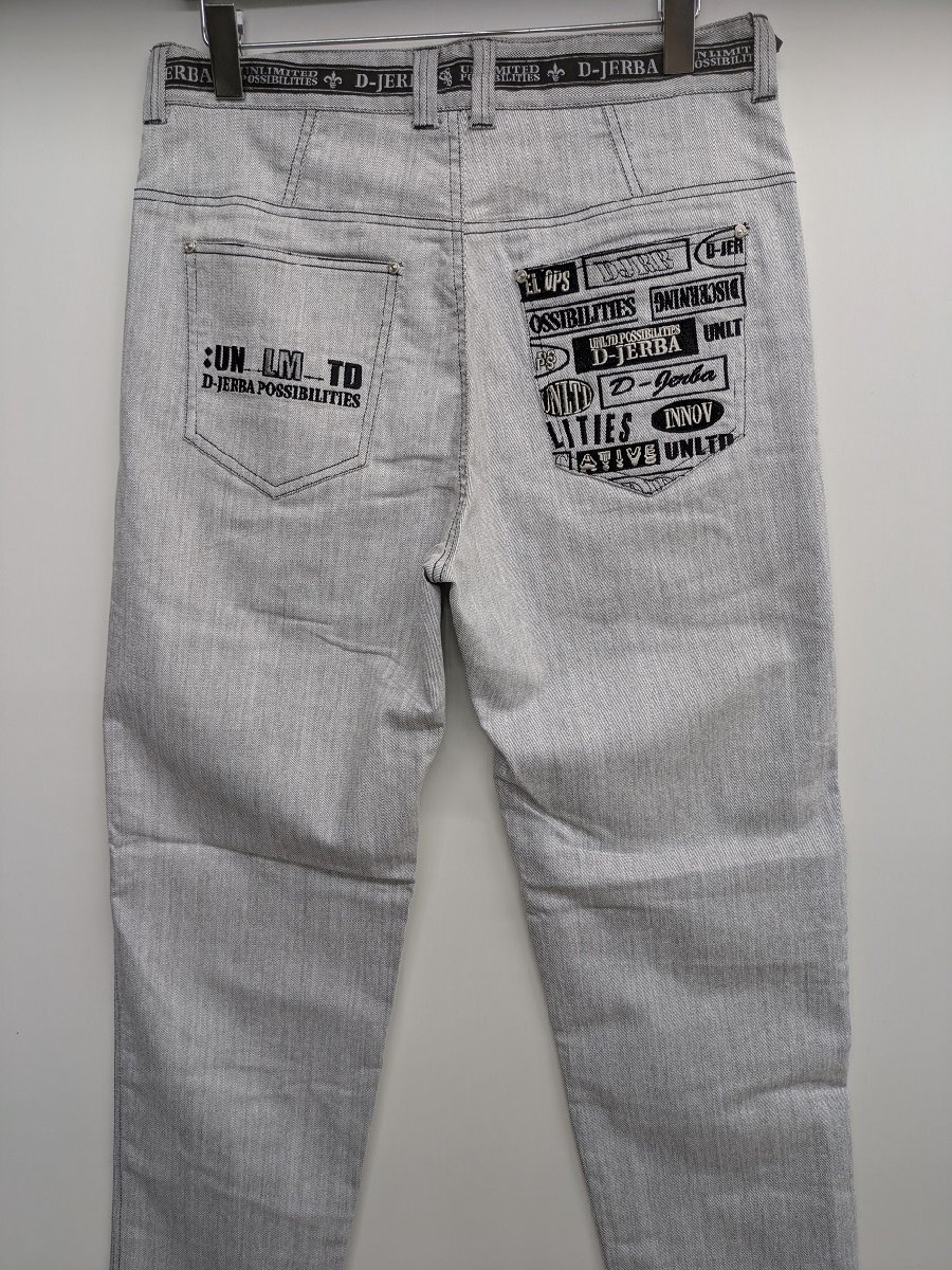 パンツ 20%OFF DーJERBA 春・秋物 ワンタック ストレッチデニム(105cm)新品 送料無料拍卖
