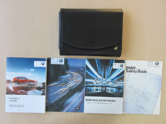 ★a9631★BMW X1 E84 iDrive VL18 VL20 VM20 取扱説明書 2012年/説明書 補足版/ケース 他★拍卖