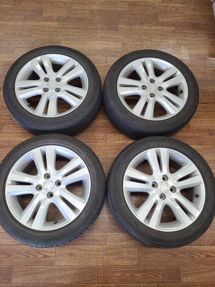 (8)ホンダ 純正 アルミホイール タイヤ4本セット付き 16インチ 6J 185/55R16拍卖
