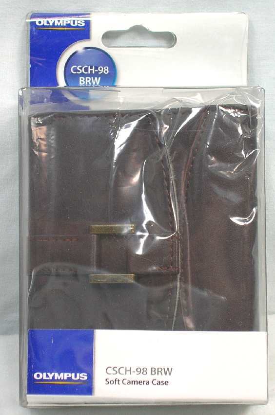 ■未開封品■OLYMPUS純正 デジタルカメラケース 合皮 ブラウン CSCH-98■拍卖