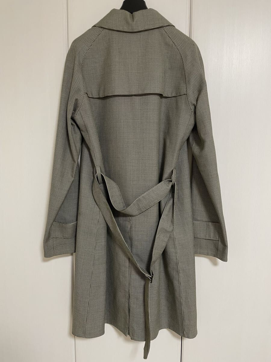 EMPORIO ARMANI エンポリオアルマーニ レア・防風・防雨 前留隠しボタン ロングコート サイズ46 裏地防水テープ留め拍卖