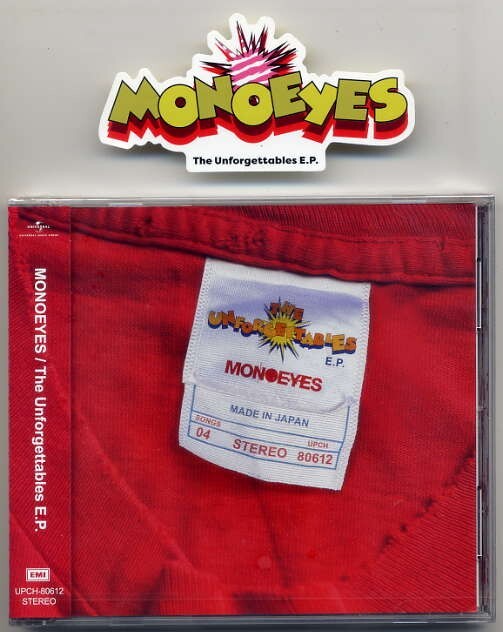 ☆MONOEYES モノアイズ 「The Unforgettables E.P.」 先着購入特典 ステッカー付 新品 未開封拍卖