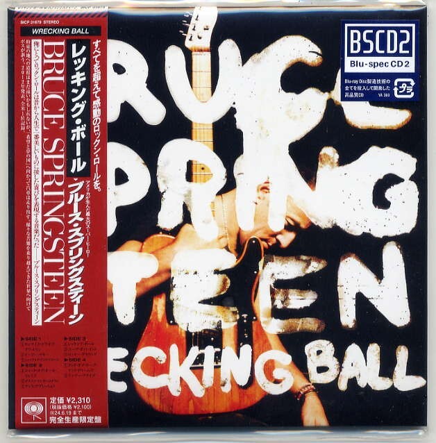 ☆ブルース・スプリングスティーン Bruce Springsteen 「レッキング・ボール WRECKING BALL」 完全生産限定盤 Blu-spec CD2 新品 未開封拍卖