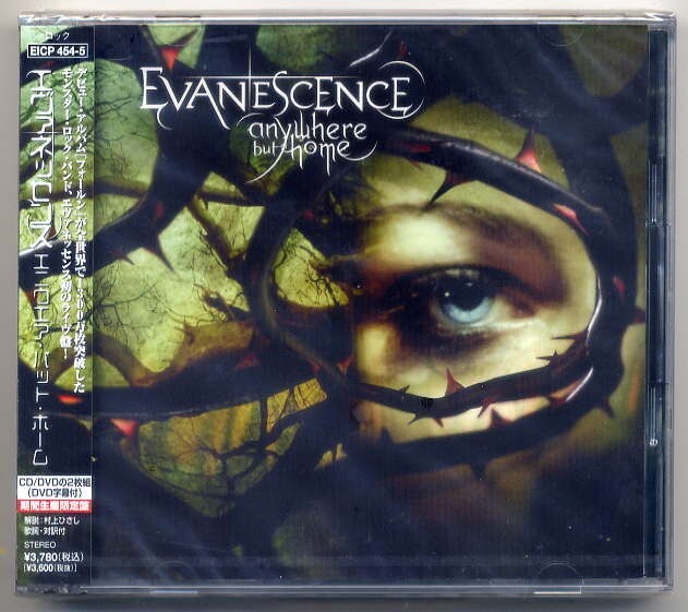 ☆エヴァネッセンス Evanescence 「エニウエア・バット・ホーム anywhere but home」 期間生産限定盤 CD+DVD 新品 未開封拍卖