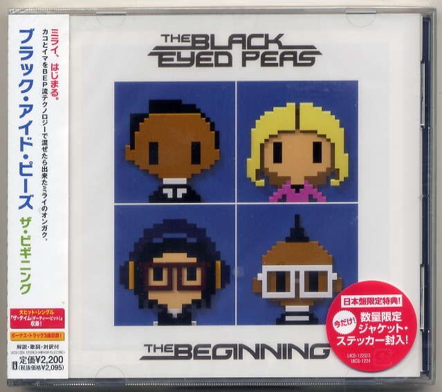 ☆ブラック・アイド・ピーズ Black Eyed Peas 「ザ・ビギニング THE BEGINNING」 数量限定 ジャケット・ステッカー封入 新品 未開封拍卖