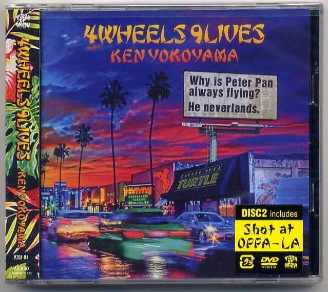 ☆KEN YOKOYAMA 横山健 「4WHEELS 9LIVES」 CD+DVD 新品 未開封拍卖