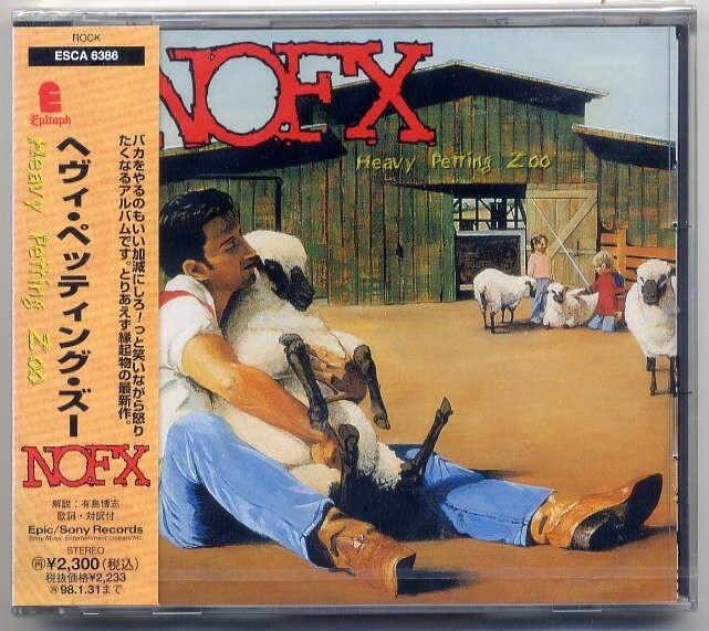 ☆NOFX ノーエフエックス 「ヘヴィ・ペッティング・ズー Heavy Petting Zoo」 新品 未開封拍卖