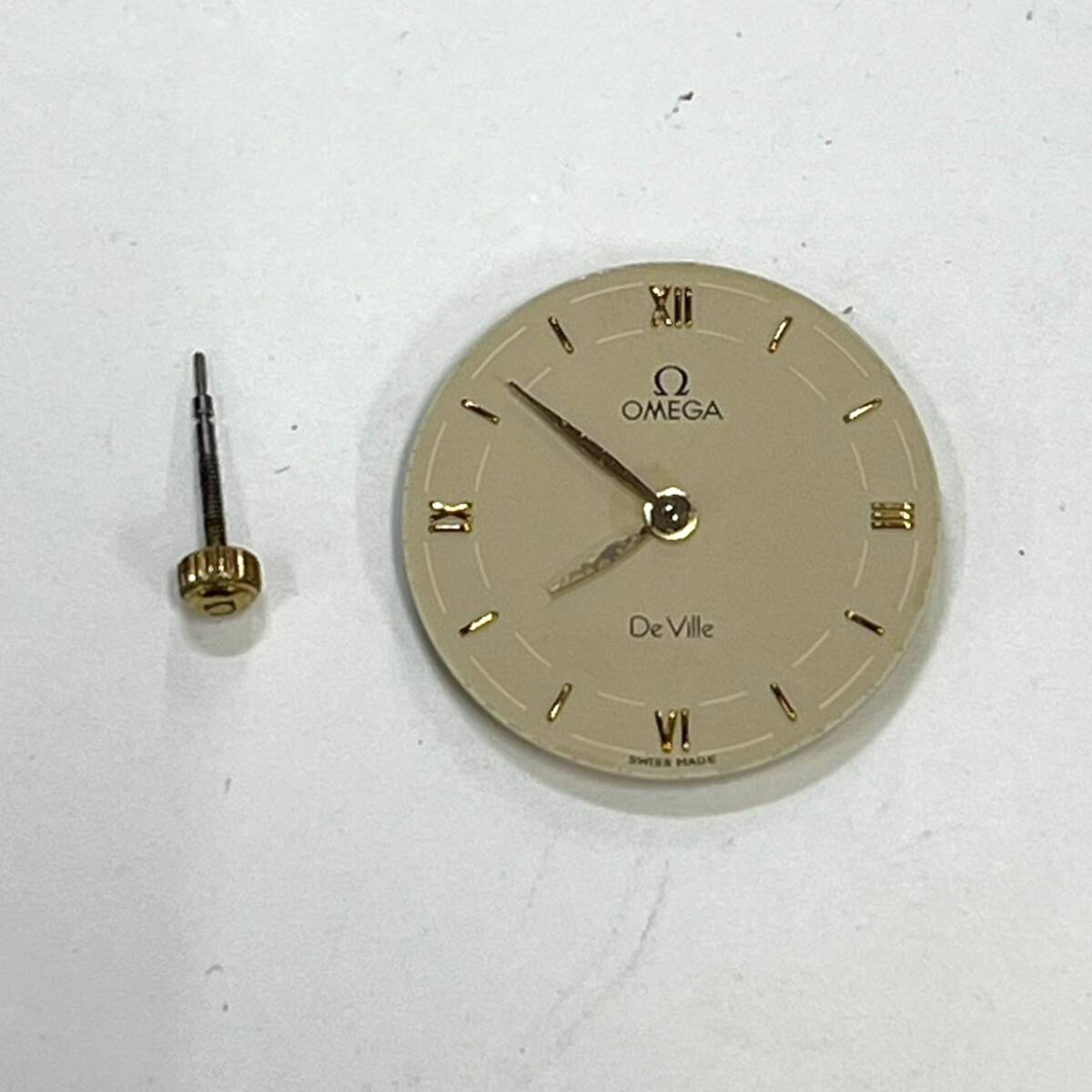 オメガ OMEGA デビル DeVille Cal.1471 クォーツ 純正ムーブメント 部品 腕時計 アンティーク 当時物拍卖