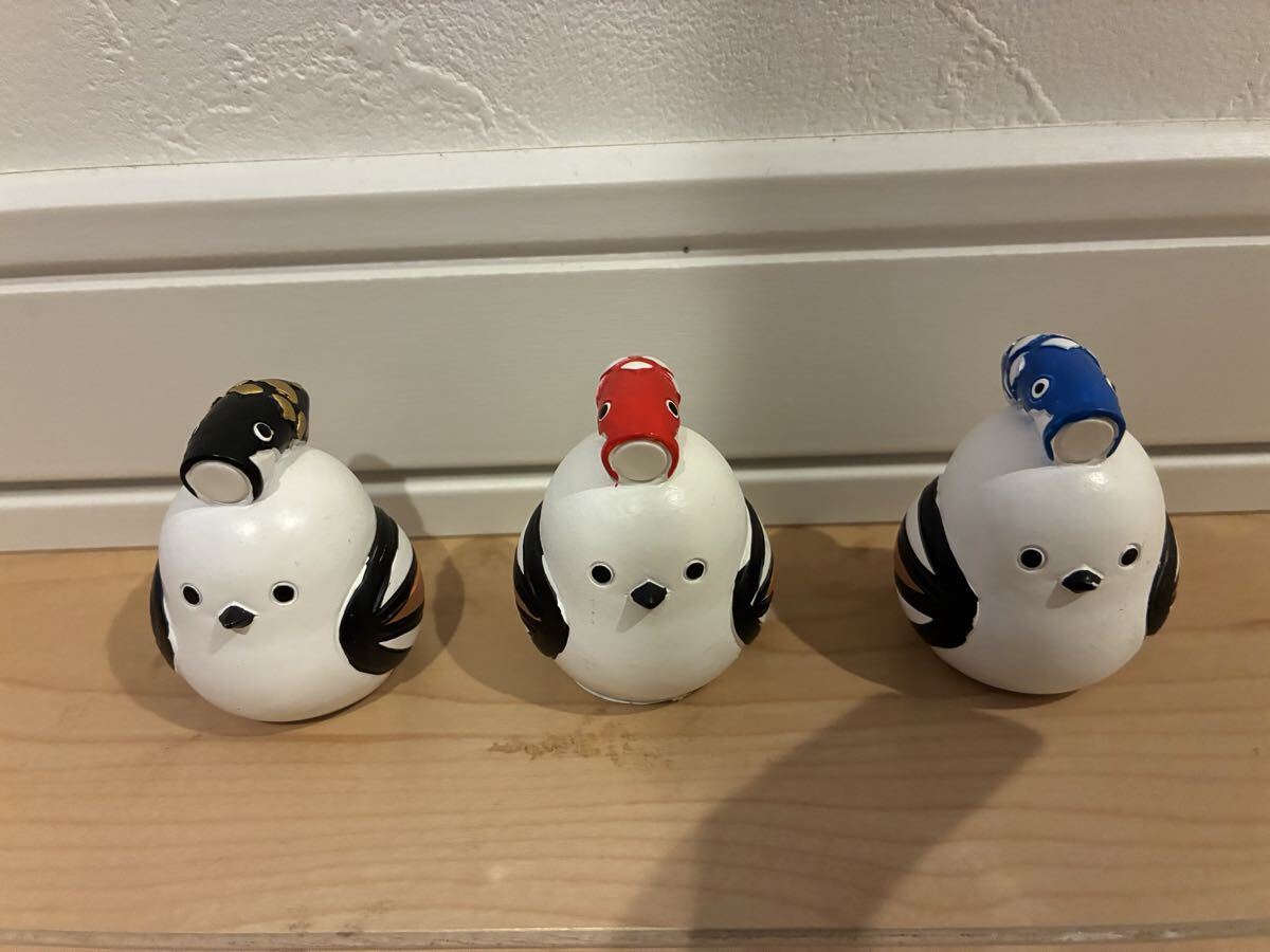 シマエナガ リトルフレンド 頭の上に鯉のぼりシマエナガ 3種セット 未使用品拍卖