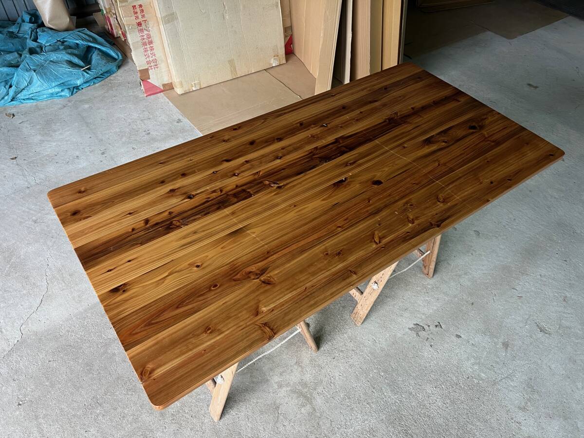 29. 杉 天板素材 天然木 750×1500 ナチュラル 茶色 ダイニングテーブル 激安 アウトレット 天板素材 DIY 美品拍卖