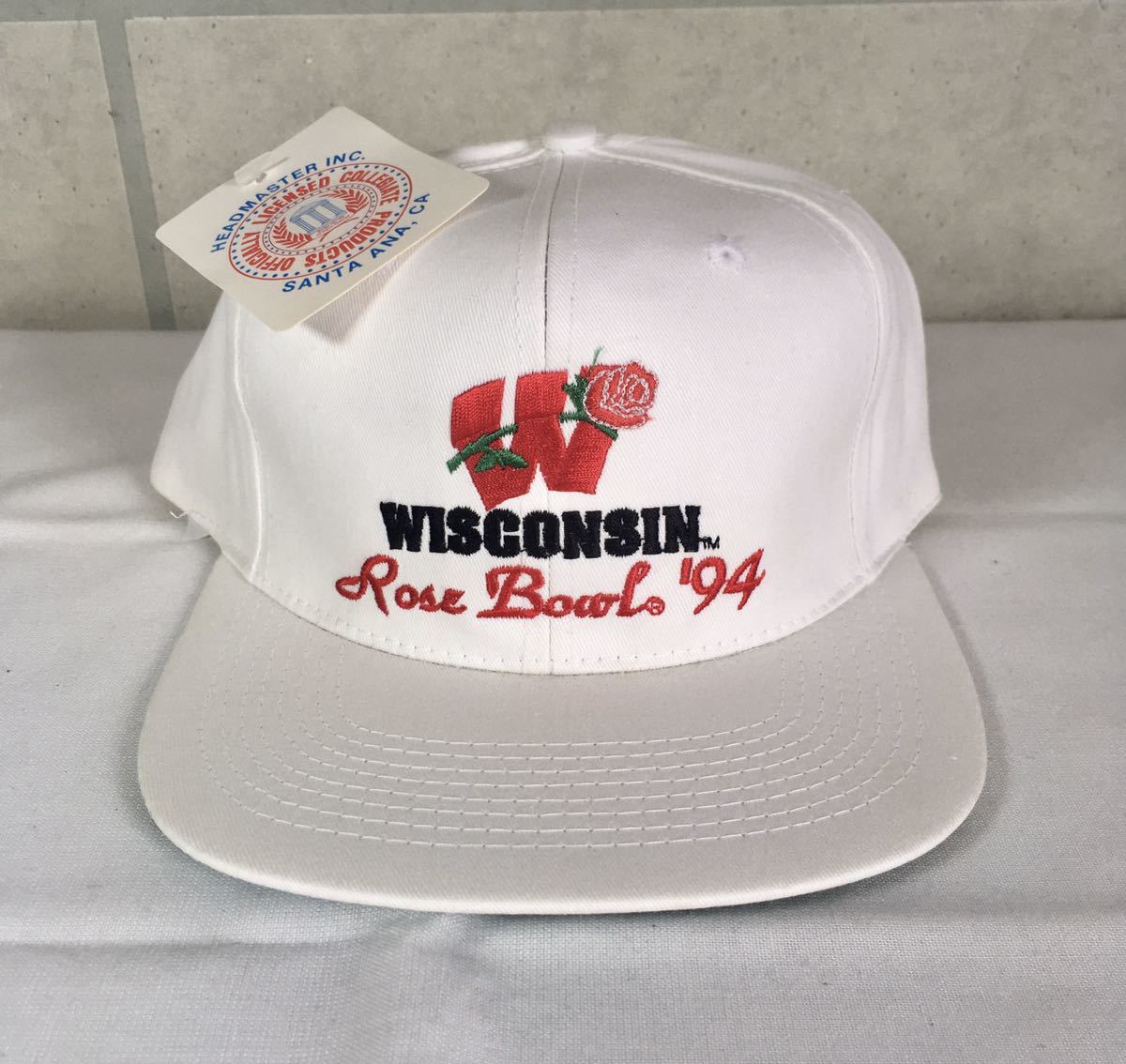 未使用 タグ付 / WISCONSIN Rose Bowl ‘94 Deadstock Vintage Snapback Cap / ヴィンテージスナップバックキャップ アメフト /拍卖