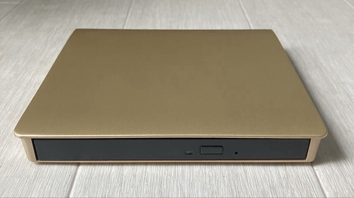 中古品 / External optical Drive 外付けCD DVD ドライブ 読取/書込可 USB Type-C 両接続拍卖