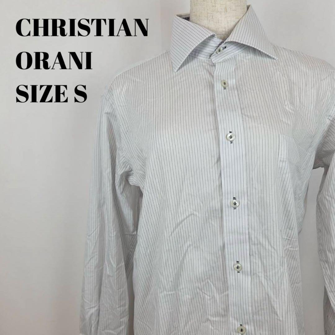 CHRISTIAN ORANI クリスチャンオラーニ ストライプ シャツ 美品拍卖