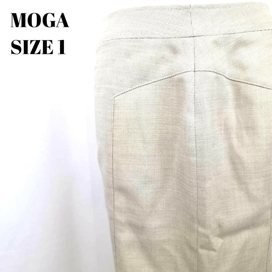 MOGA モガ タイトスカート 日本製 シルク昆 美品 スリット 上質 万能拍卖