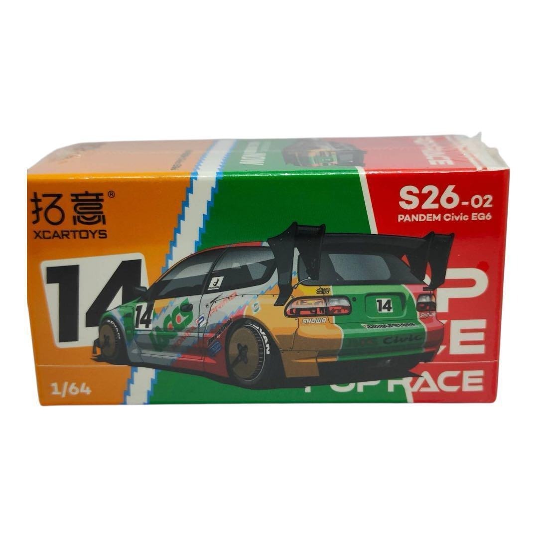 ポップレース S26-02 箱角潰れ シビック ※25 CIVIC EG6拍卖