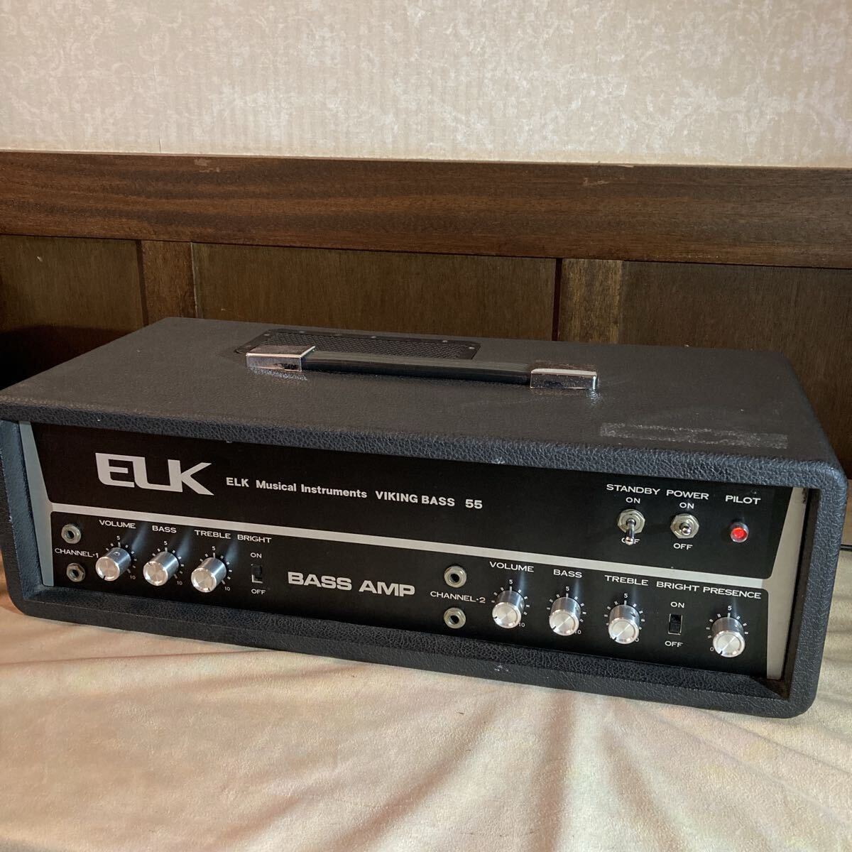 ELK VIKING BASS 55 VKBA55 ベースアンプ/ヘッドアンプ 希少 ジャンク扱い 拍卖