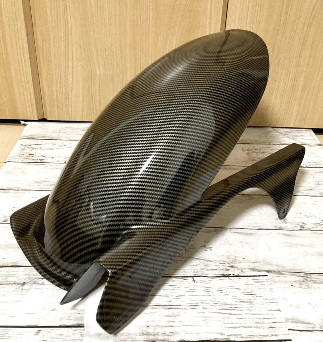 【超美版!】CB400SF リアフェンダー カーボン調 NC31 NC39 NC42 リヤフェンダー インナーフェンダー マッドガード拍卖