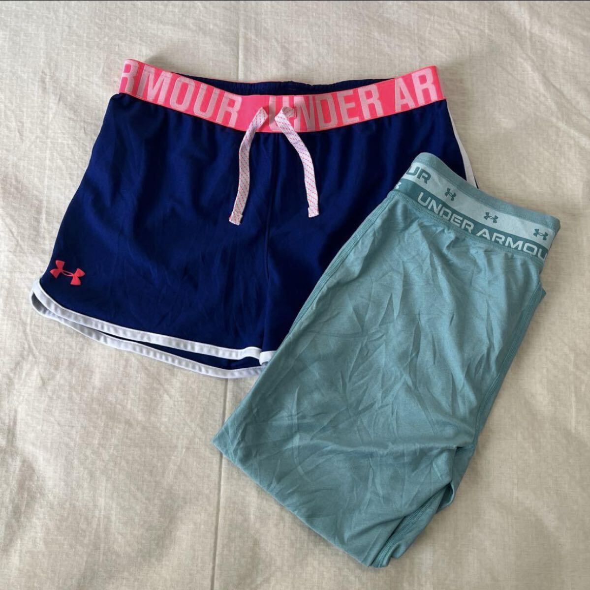 Under Armour アンダーアーマー タイツ ショートパンツ 2着 セット 拍卖