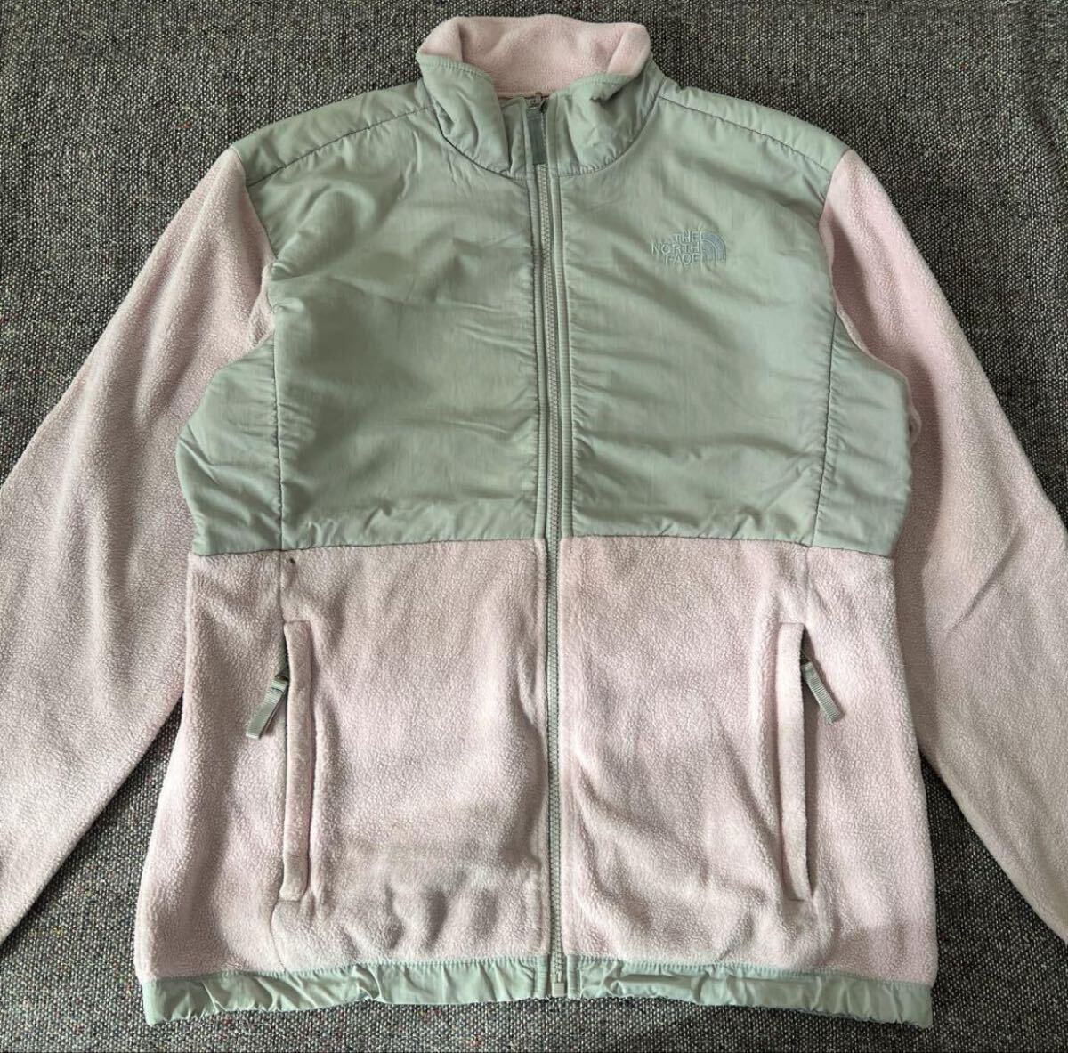 US古着 THE NORTH FACE Kids ガールズ フリース ジャケット キャンプ アウトドア拍卖