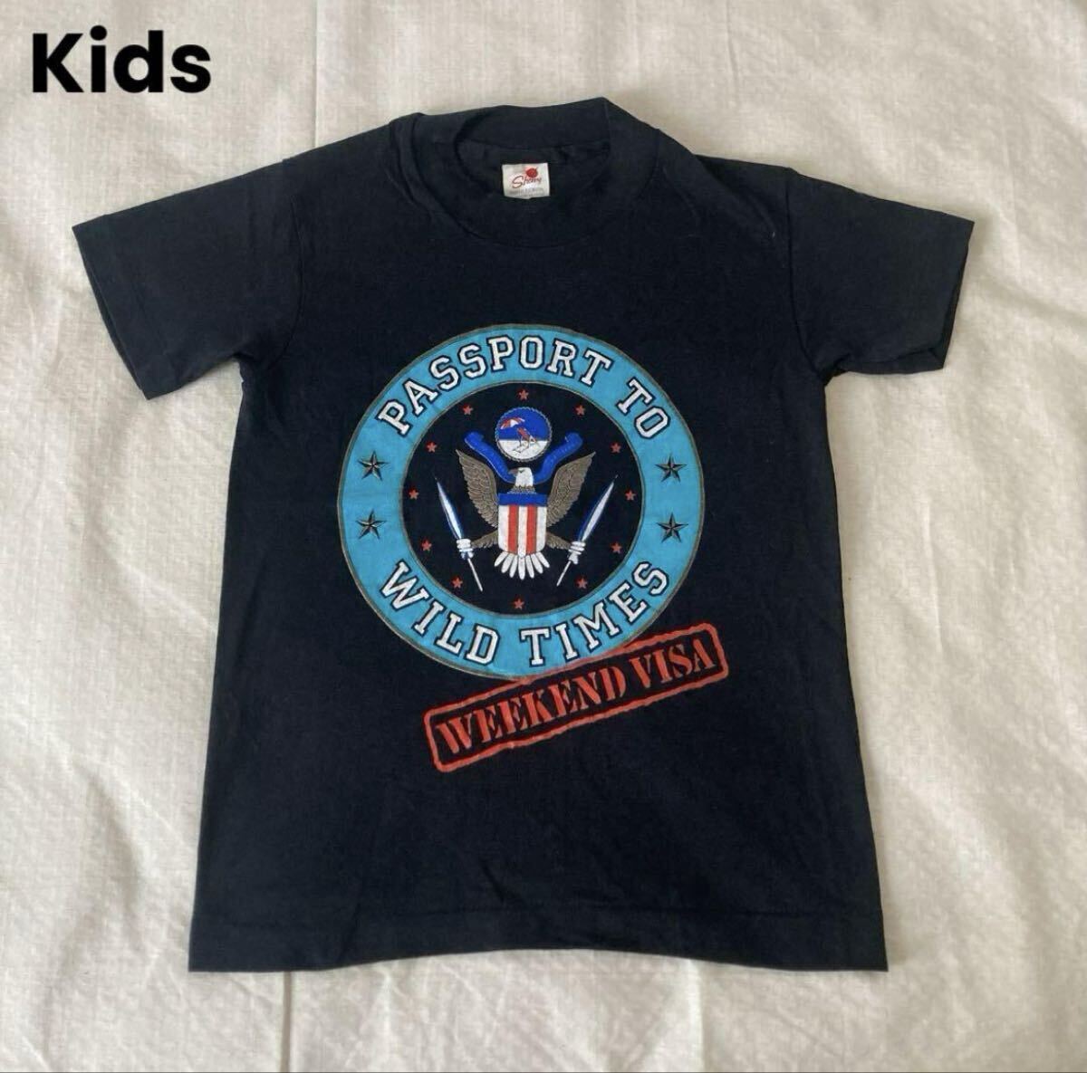 Kids USA製 80's vintage Sherry USARMY ミリタリー パロディ  Tシャツ ビンテージ拍卖