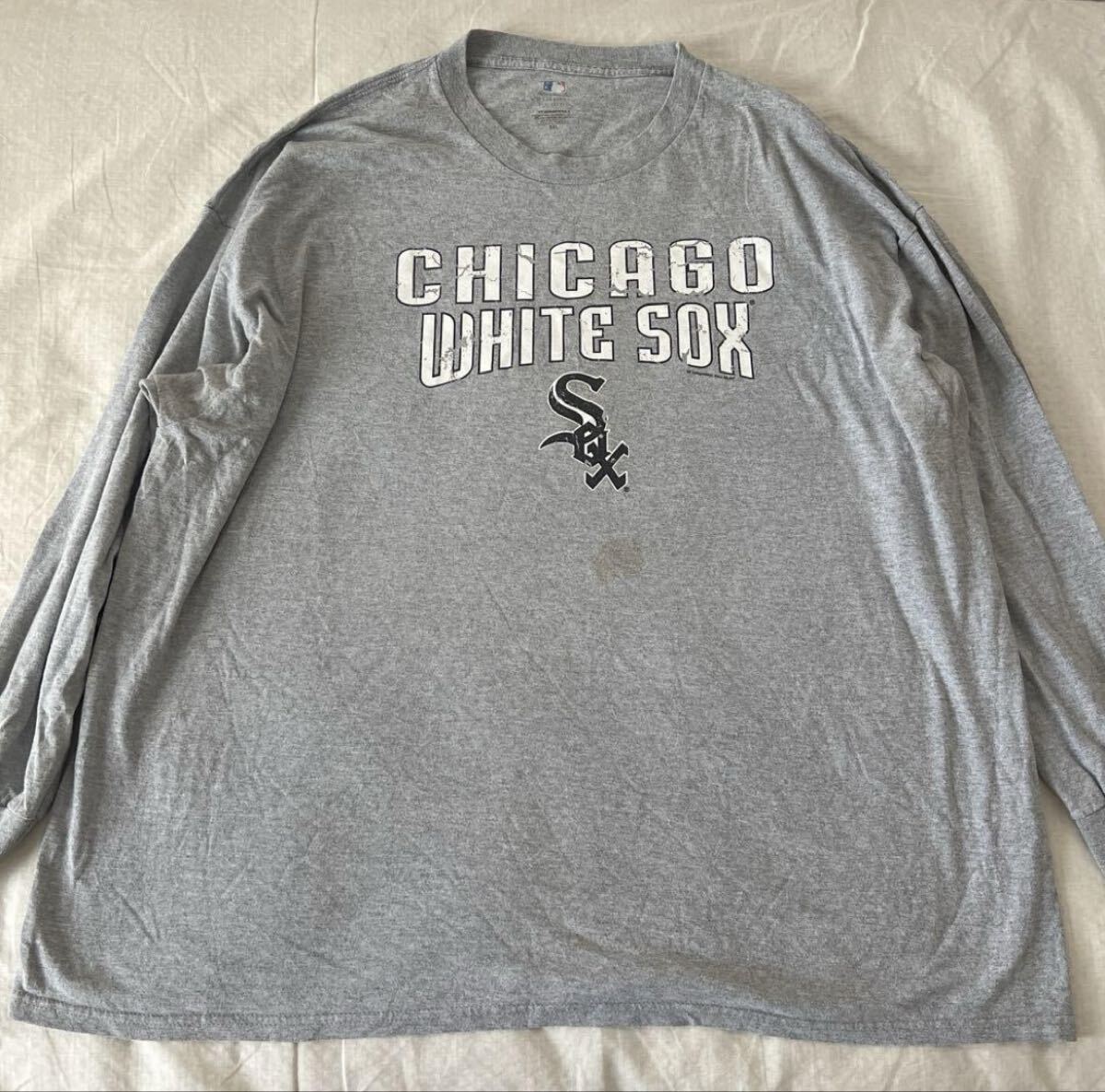 MLB シカゴ・ホワイトソックス White Sox 3XL 長袖カットソー ロンT アメリカ古着拍卖