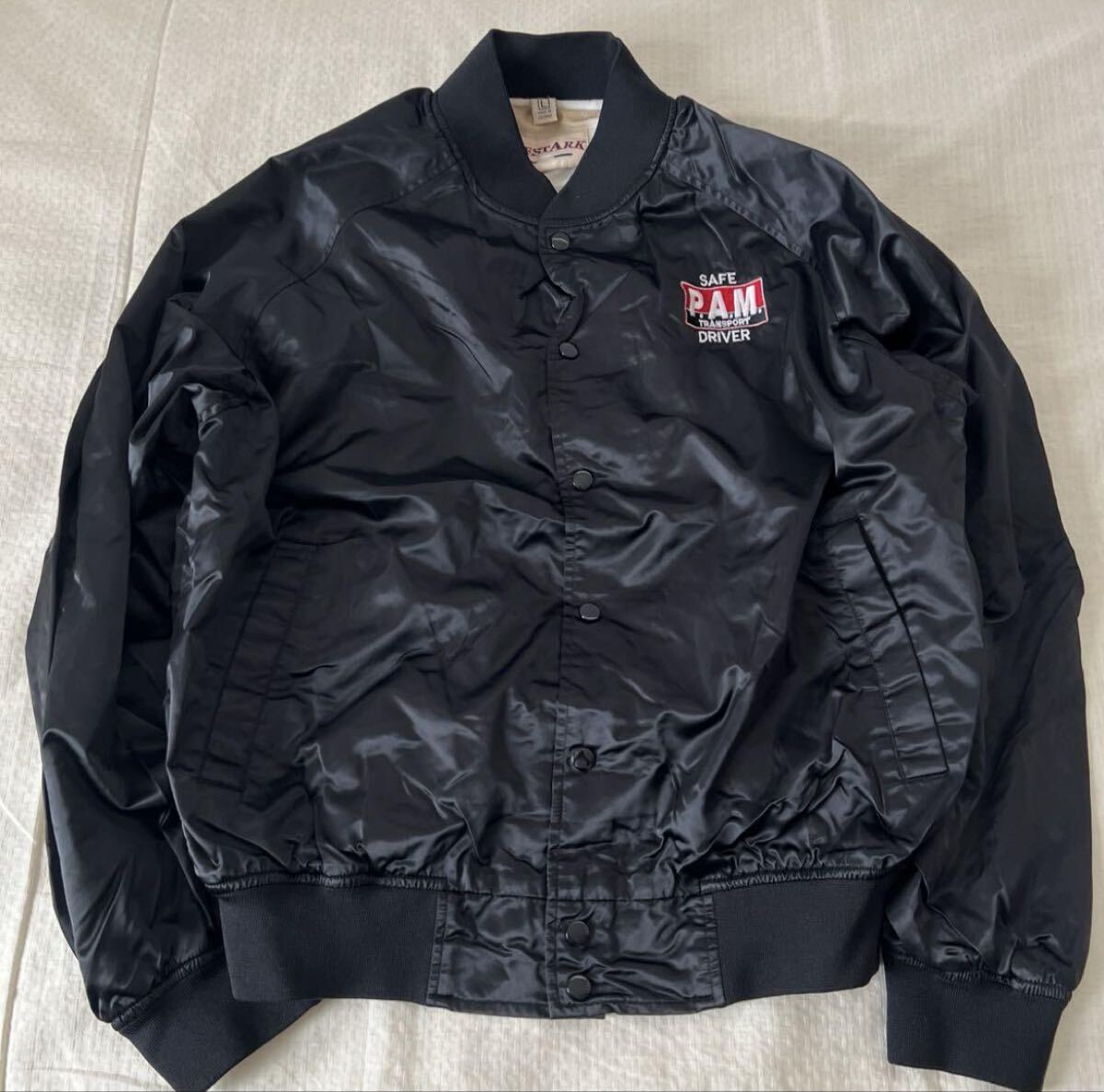 US古着 WestArk ウエストアーク アメリカ 企業 スタジャン ナイロンジャケット拍卖