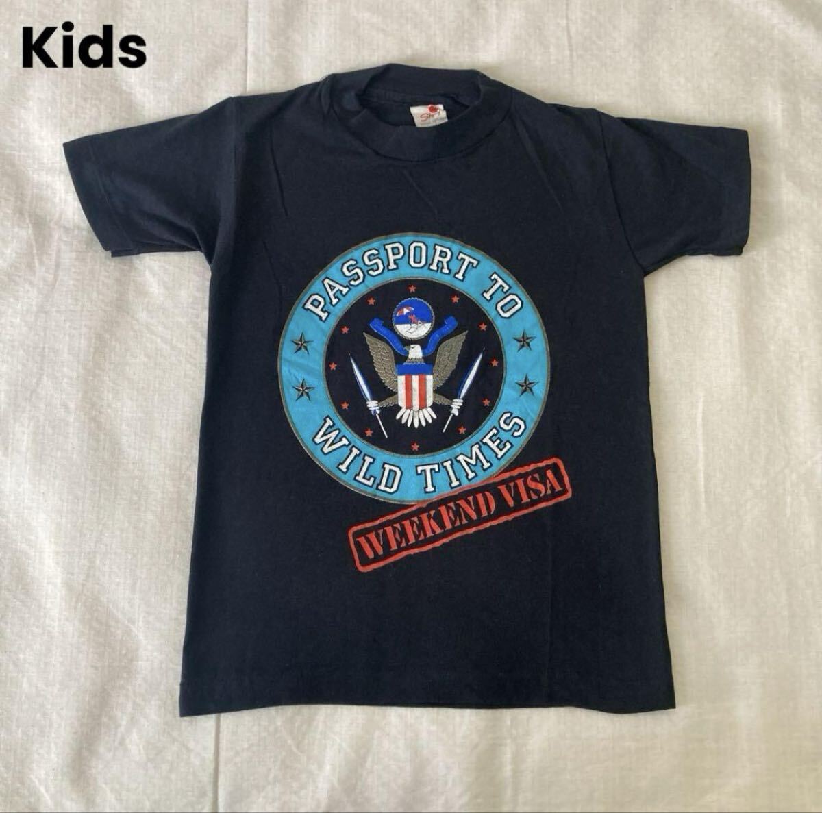 Kids USA製 80's vintage Sherry USARMY パロディ Tシャツ ミリタリー拍卖