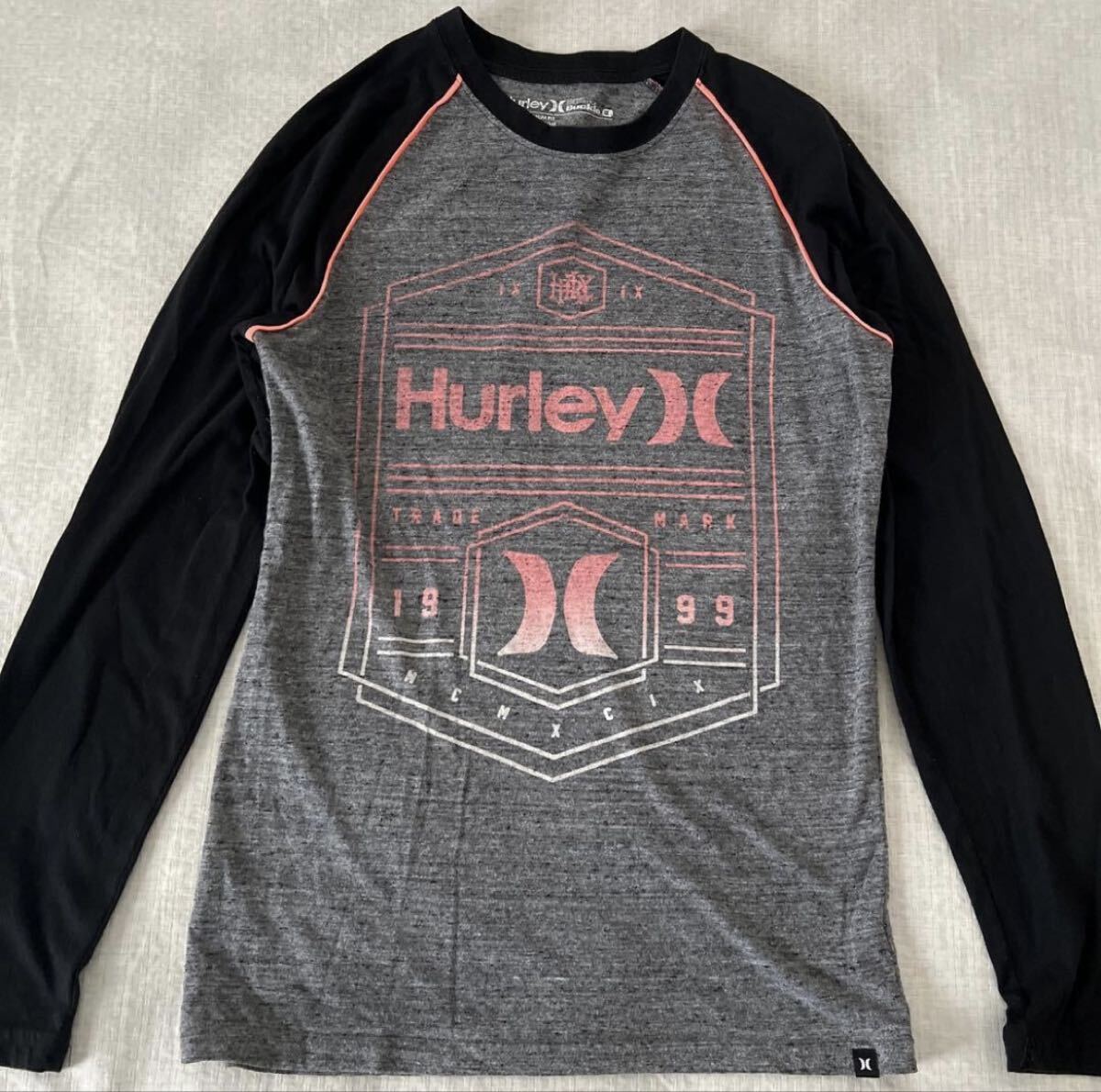 Hurley ハーレー 長袖カットソー ラグラン ロンT 長袖Tシャツ拍卖