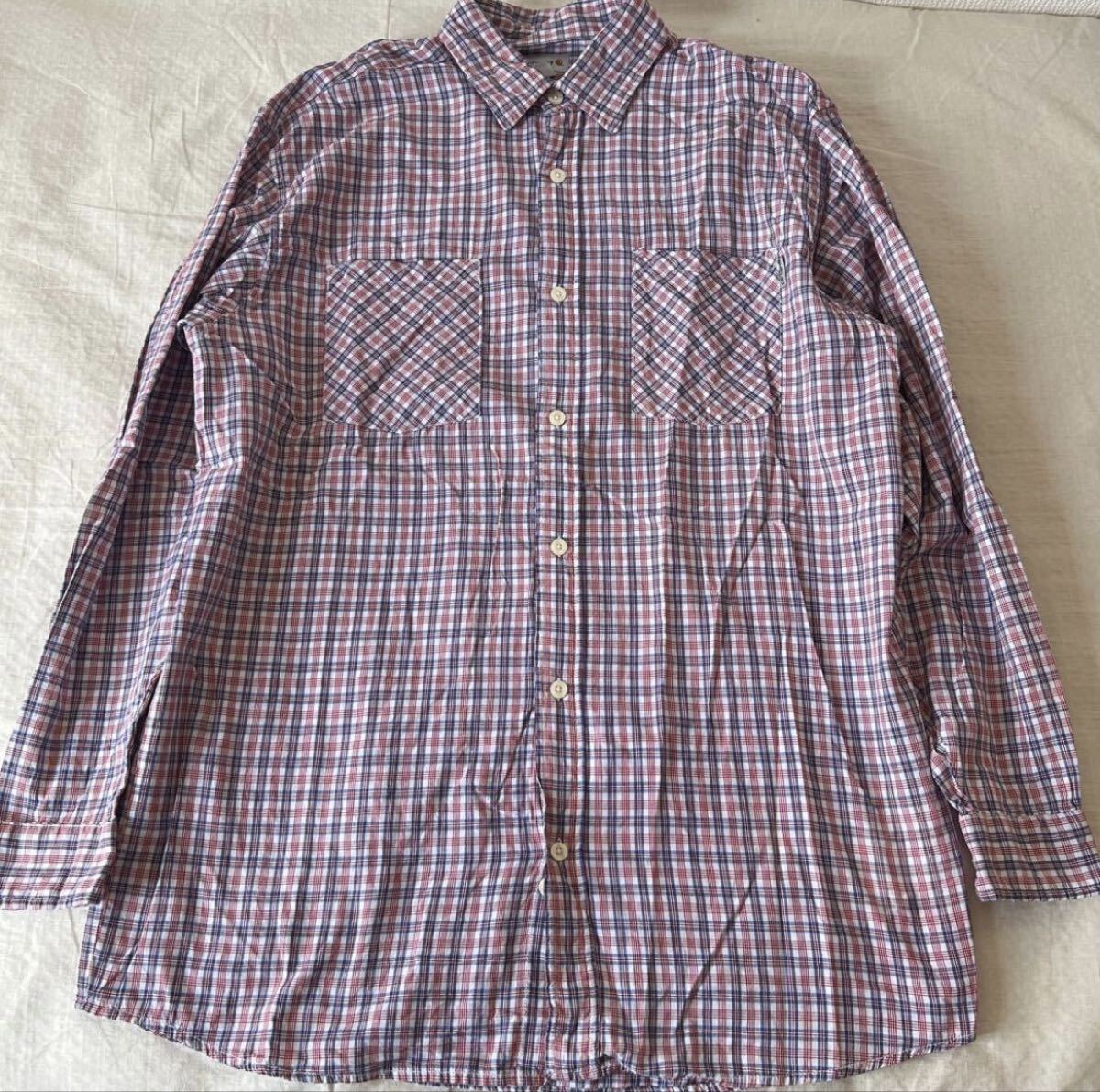 US古着 Carhartt カーハート チェック柄 長袖 シャツ ポケット付拍卖