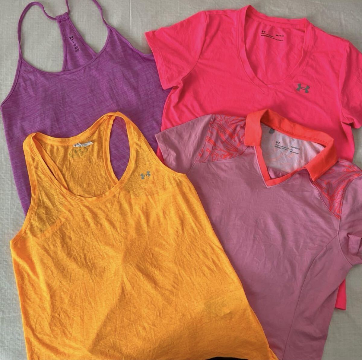 Under Armour HeatGear トレーニング トップス 4点セット アンダーアーマー拍卖