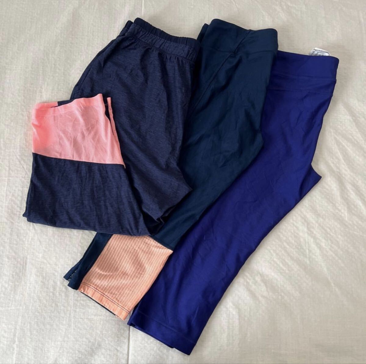 Under Armour トレーニングパンツ スパッツ 3本セット ヒートギア アンダーアーマー拍卖